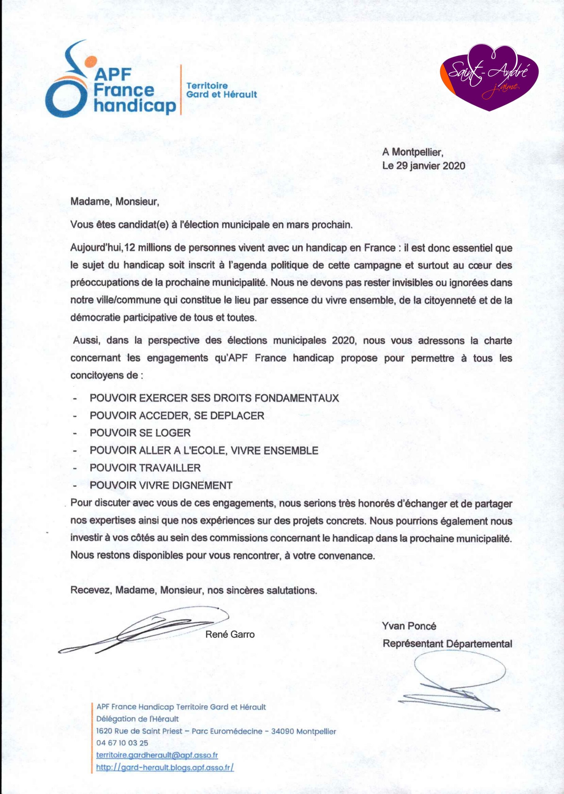 Saint André J'Aime, Lettre Bulletin N°68